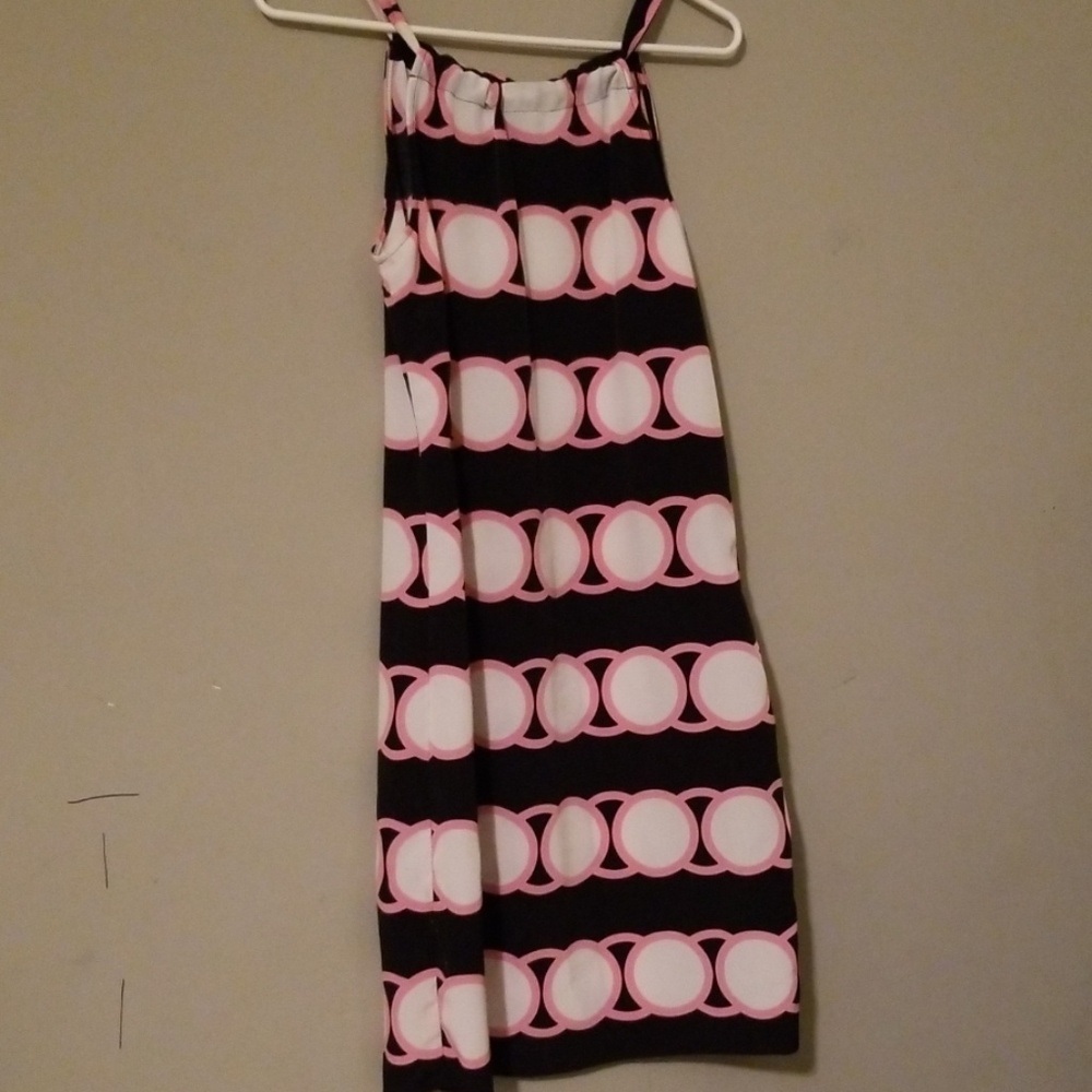 NWOT Crown & Ivy Pink & Navy Dress MRSP $88.00